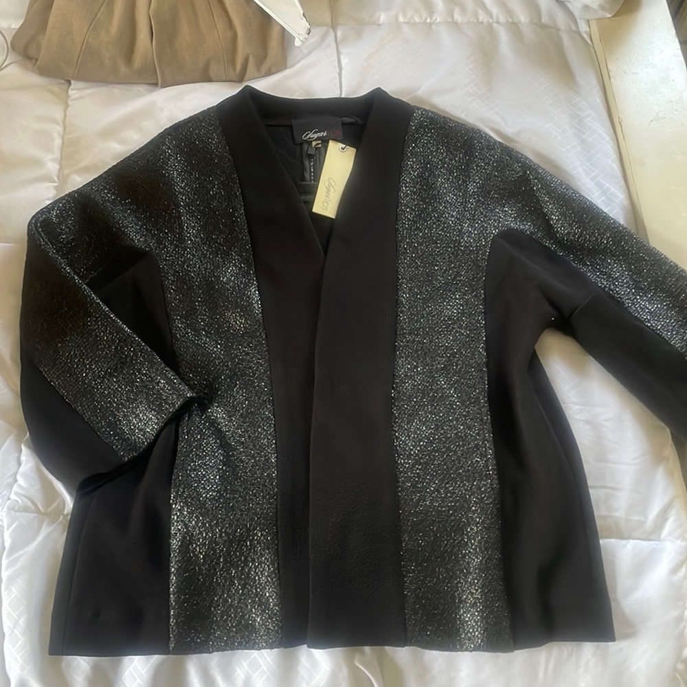 NWT Sugarlips black snake, skin, coat jacket 🖤